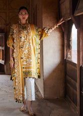 Elan Luxury Embroidered Lawn 3 Piece Unstitched Suit EL25LL AURELIA EL25-08 B